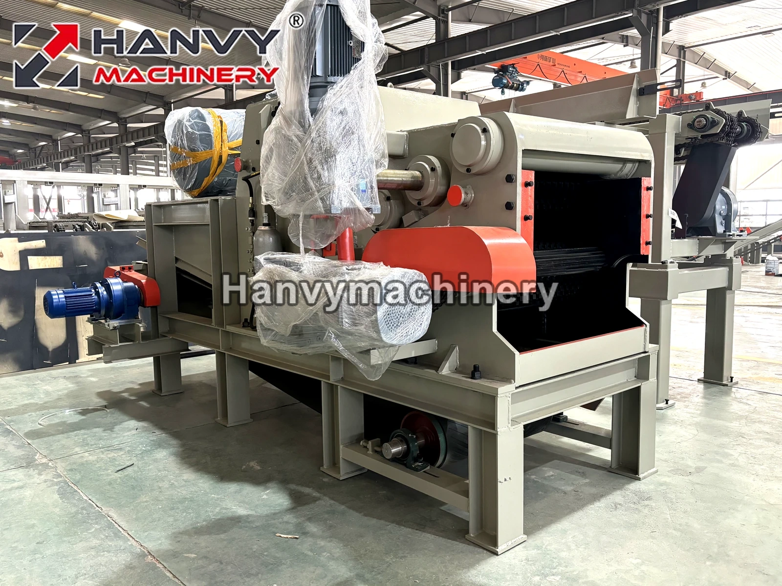 BX218 Industrial Барабанная рубительная машина Machine for Biomass & Particleboard