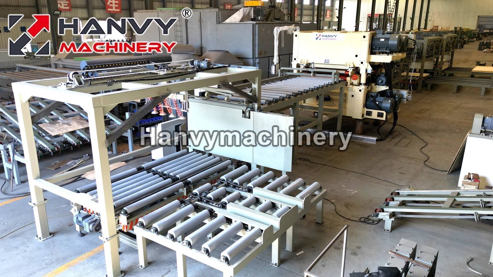 BSG5213R-RP Double-Sided Calibrating & Polishing Sanding Line